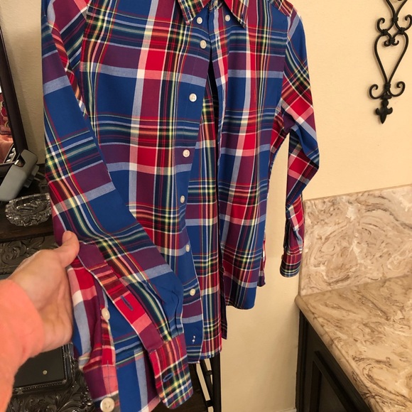 Boys M (10-12) Ralph Lauren button down Polo - Picture 5 of 5
